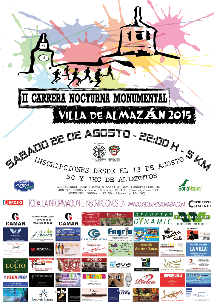 II Carrera Nocturna Monumental Villa de Almazán