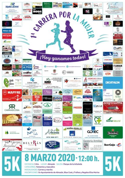 Cartel Carrera Por la Mujer